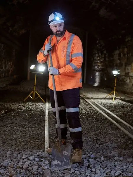 Bisley Workwear Taped X Back Biomotion Cool Lightweight Hi Vis Shirt BS6166XT Bisley Workwear